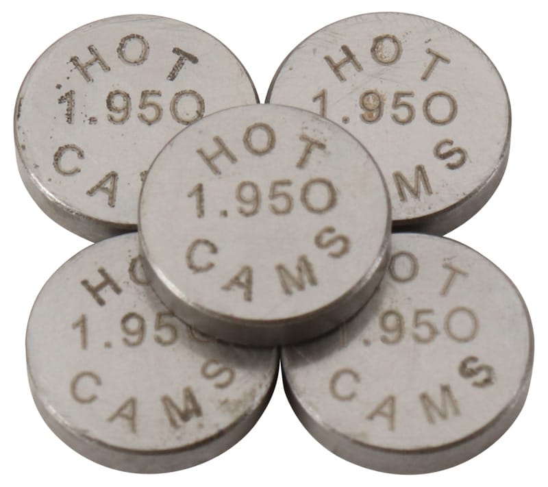 Hot Cams — Hot Cams Shim Kits 1.950mm Thickness - 5 Pack