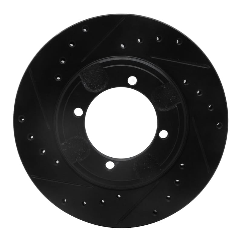 R1 Concepts — R1 92-98 Hyundai Tiburon Front Left Drilled & Slotted Black Brake Rotor
R1 Brake Rotor Drill