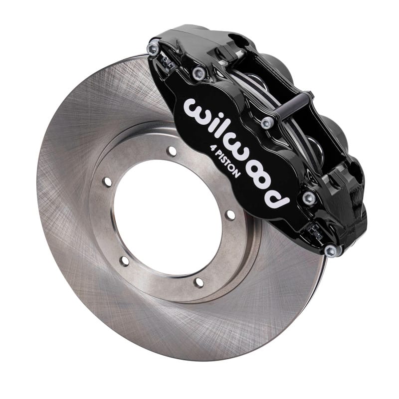 Wilwood — Wilwood 69-83 Porsche 911 Front Superlite Brake Kit 3.5in MT Plain Face - Black