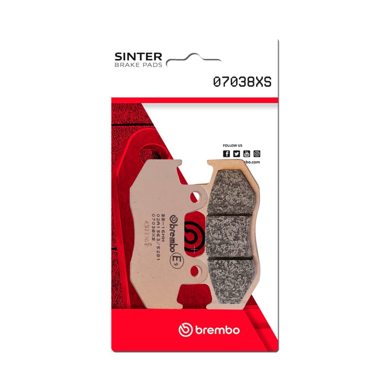 Brembo OE Powersports — Brembo OE Honda Scv/Honda Ch/Honda Ses/Honda Ps/Honda Sh/Honda Lead Sinter Brake Pad - Front