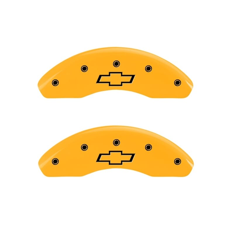 MGP — MGP 2 Caliper Covers Engraved Front Bowtie Yellow Finish Black Char 1999 Chevrolet Astro
Caliper Covers