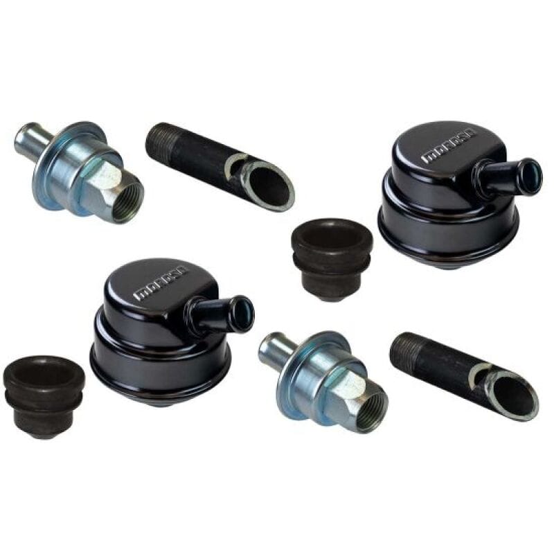 Moroso — Moroso Crankcase Evacuation System - Black Powder Coat