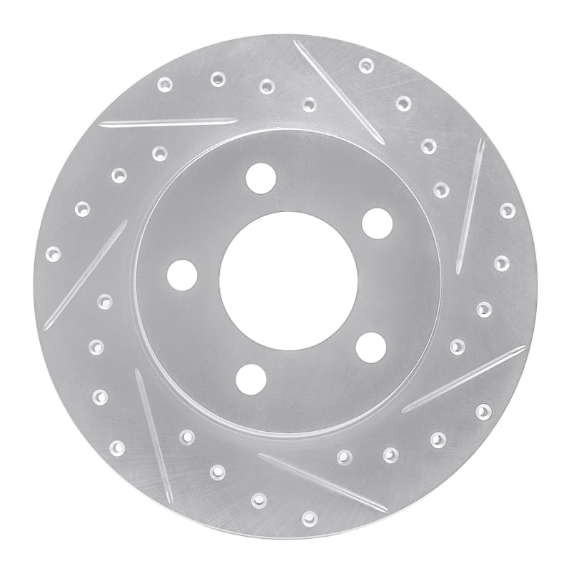 R1 Concepts — R1 93-97 Chrysler CONCORDE Front Right Drilled & Slotted Silver Brake Rotor
R1 Brake Rotor Drill