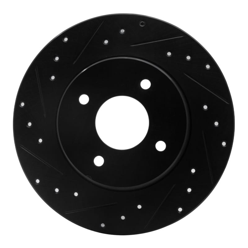 R1 Concepts — R1 84-85 Nissan 300ZX Rear Left Drilled & Slotted Black Brake Rotor
R1 Brake Rotor Drill