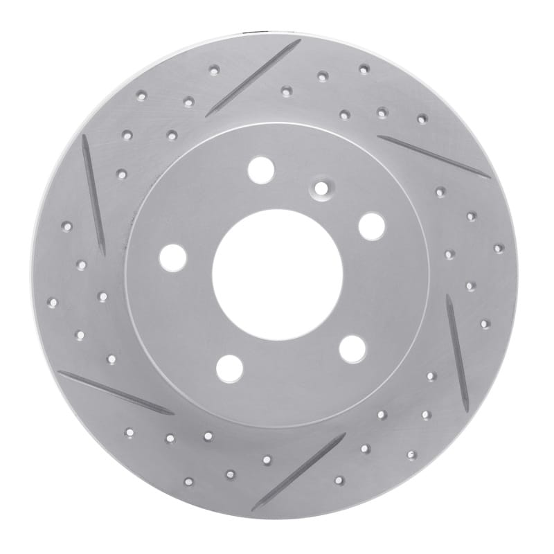 R1 Concepts — R1 04-16 Buick Lacrosse Rear Left Drilled & Slotted Geo-Carbon Rotor