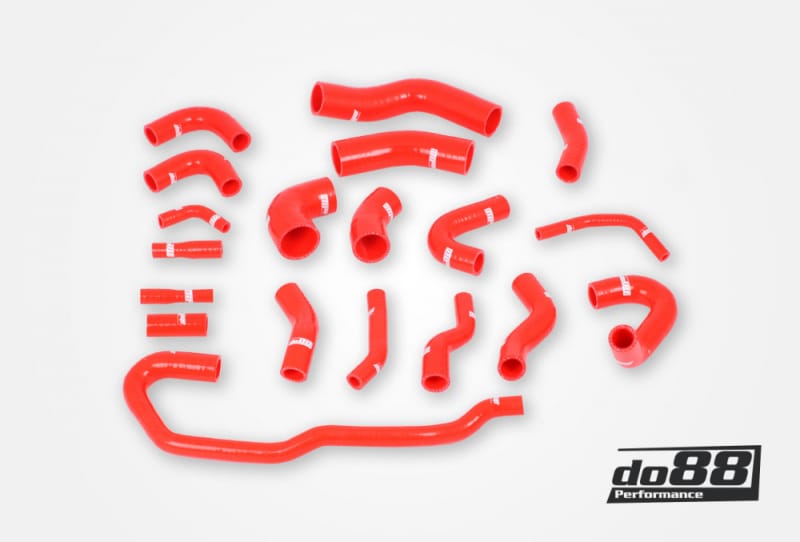 do88 — do88 02-04 Audi RS6 4.2L BiTurbo (C5) Coolant Hoses - Red