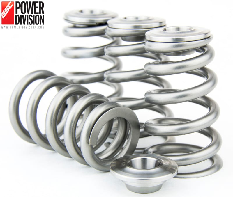 GSC Power Division — GSC P-D Toyota 3SGTE Conical Valve Spring and Ti Retainer Kit (Use w/ Shim Over/Shimless Bucket)
