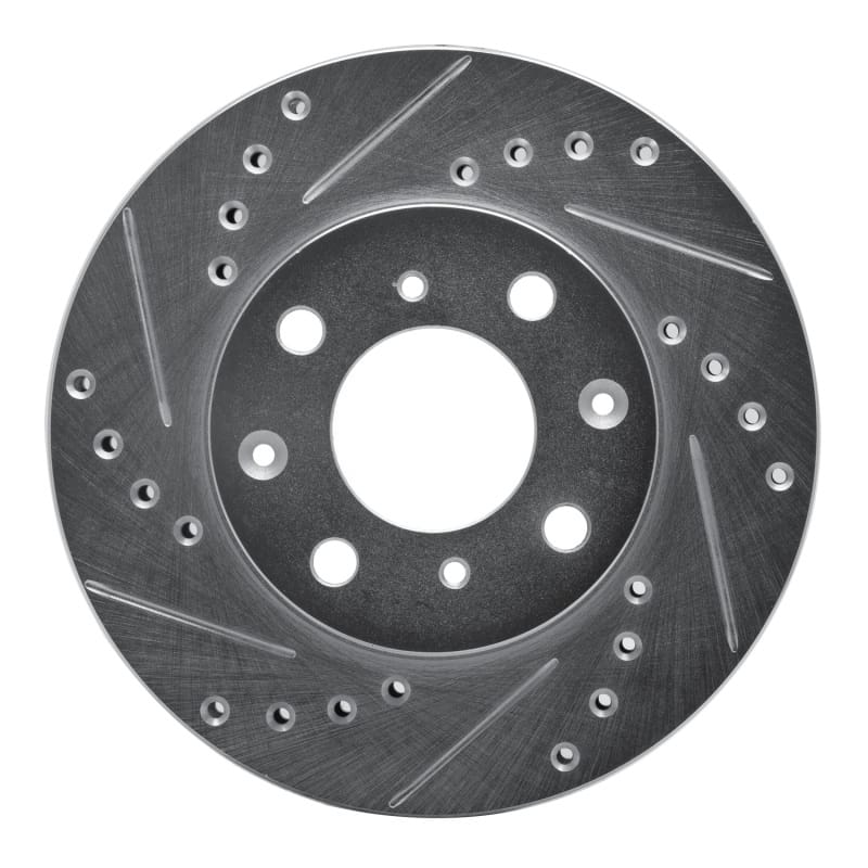 R1 Concepts — R1 84-90 Honda Accord Sedan Front Left Drilled & Slotted Silver Brake Rotor
R1 Brake Rotor Drill