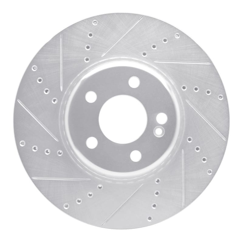 R1 Concepts — R1 15-23 Mercedes-Benz C300 Sedan Front Left Drilled & Slotted Silver Brake Rotor
R1 Brake Rotor Drill