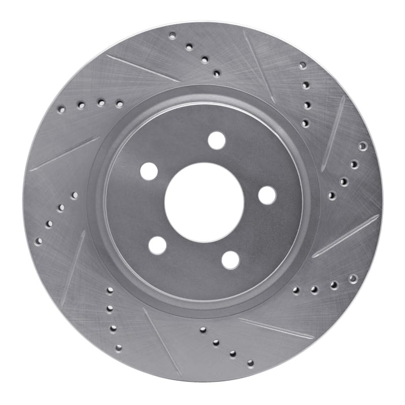 R1 Concepts — R1 94-04 Ford Mustang Front Right Drilled & Slotted Silver Brake Rotor
R1 Brake Rotor Drill