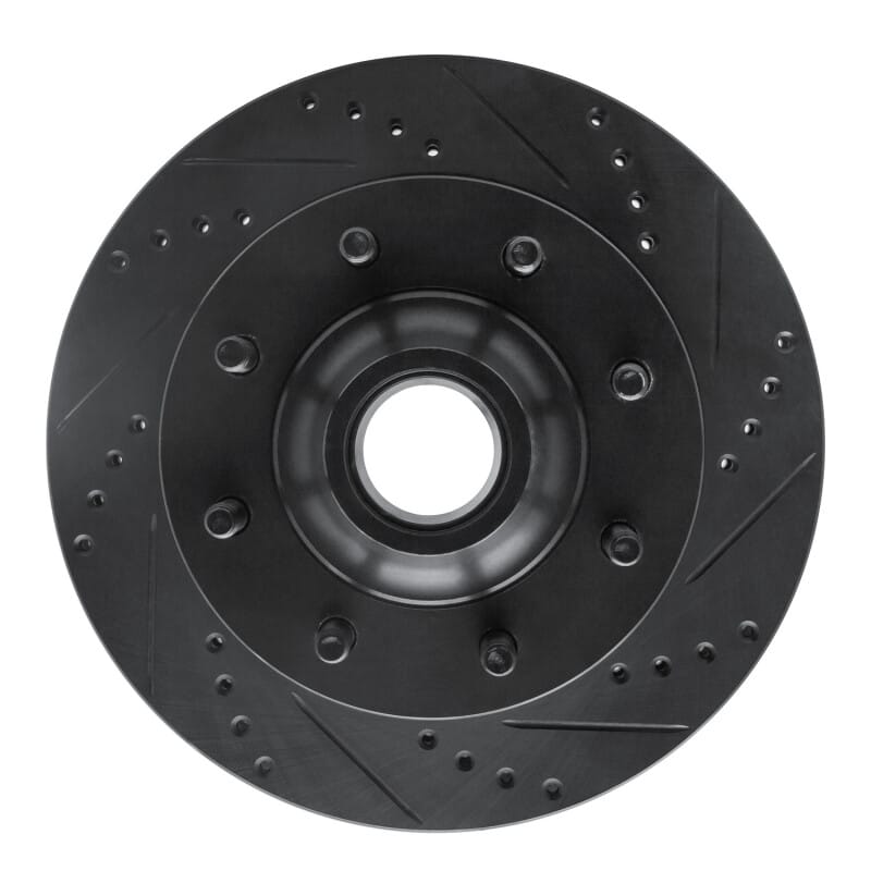 R1 Concepts — R1 99-02 Ford F-250 2WD (Super Duty) Front Right Drilled & Slotted Black Brake Rotor
R1 Brake Rotor Drill