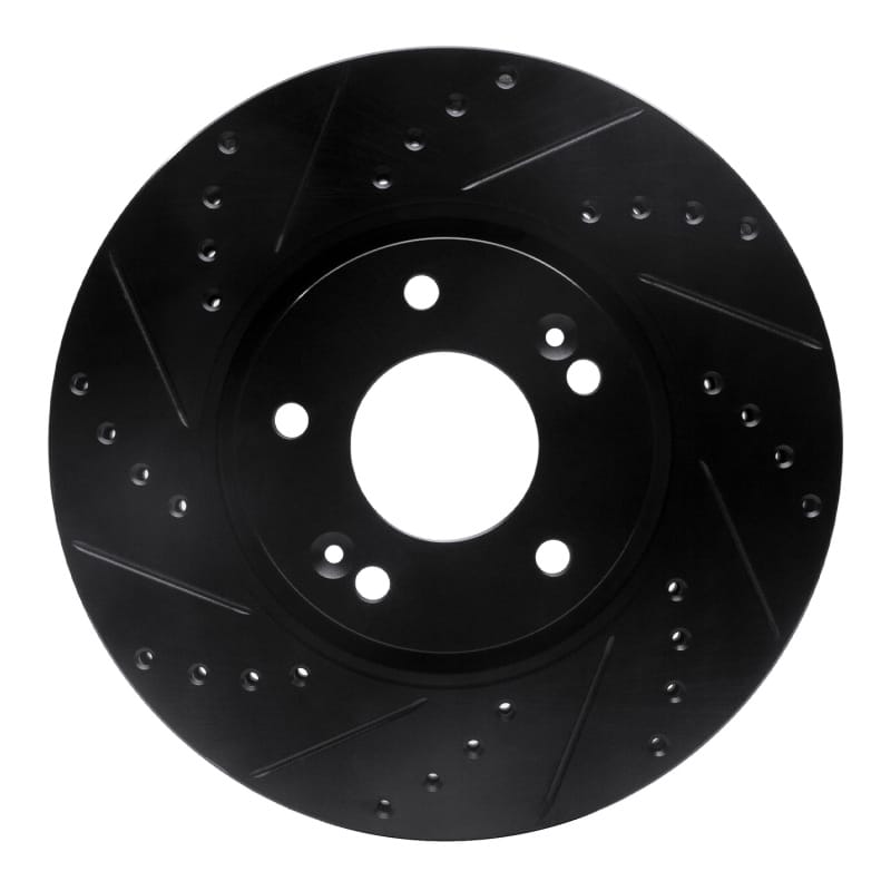R1 Concepts — R1 15-19 Kia Soul EV Front Left Drilled & Slotted Black Brake Rotor
R1 Brake Rotor Drill