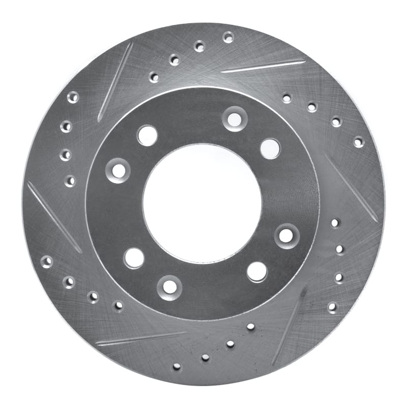 R1 Concepts — R1 86-88 Mazda RX-7 Front Left Drilled & Slotted Silver Brake Rotor
R1 Brake Rotor Drill