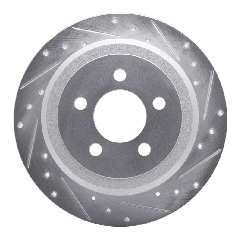 R1 Concepts — R1 07-12 Dodge Nitro Rear Left Drilled & Slotted Silver Brake Rotor
R1 Brake Rotor Drill