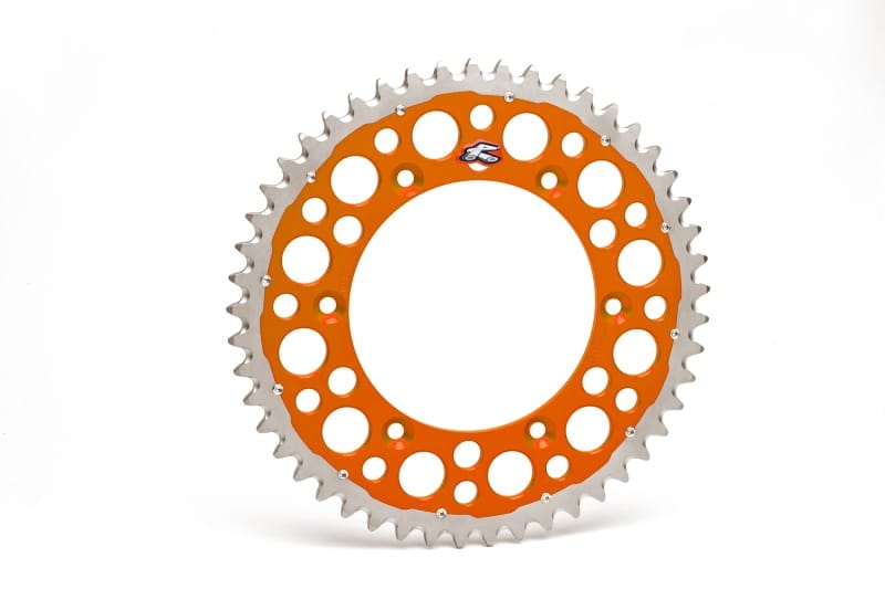 Renthal — Renthal 16-17 KTM 250 EXC/ 300 EXC Rear Twinring - Orange 520-50P Teeth