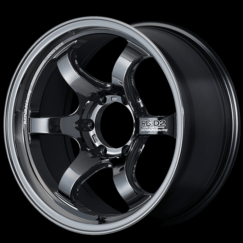 Advan — Advan RG-D2 for Truck 18x9.0 / +00 Offset / 6x139.7 / 112mm Bore / Black Chrome