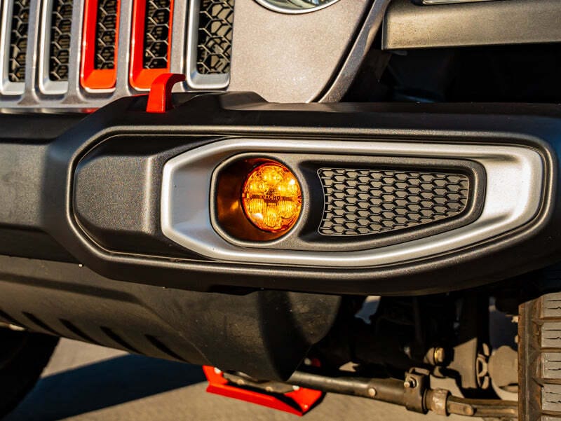Nacho Offroad Technology — Nacho Lighting Jeep JL / JT / JK 1 Piece Bumper Quatro Fog Mounts