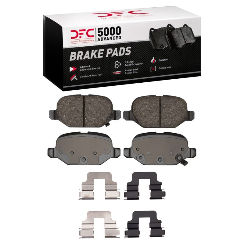 DFC — DFC 09-19 Fiat 500 (USA/Canada) Rear 5000 Advanced Ceramic Brake Pads and Hardware Kit
DFC Brake Pad Set