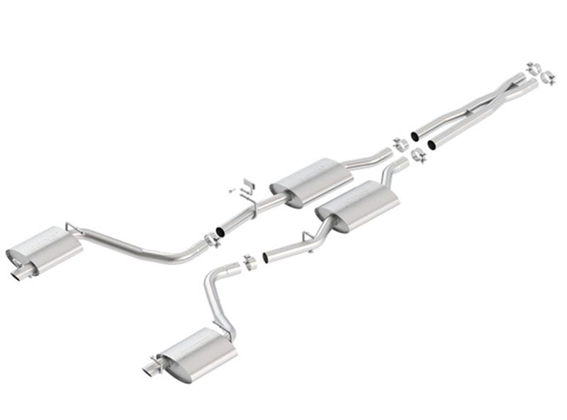 Borla — Borla 15-16 Dodge Charger 3.6L V6 S-Type Cat Back Exhaust (Uses Factory Valence)
Cat-Back System