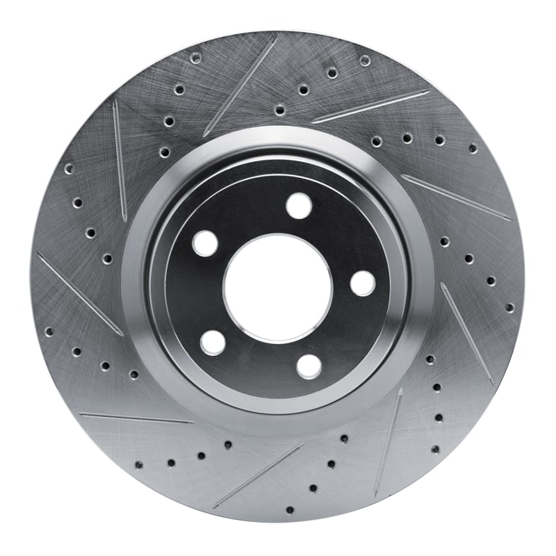 R1 Concepts — R1 20-25 Ford Police Interceptor Utility Front Left Drilled & Slotted Silver Brake Rotor
R1 Brake Rotor Drill