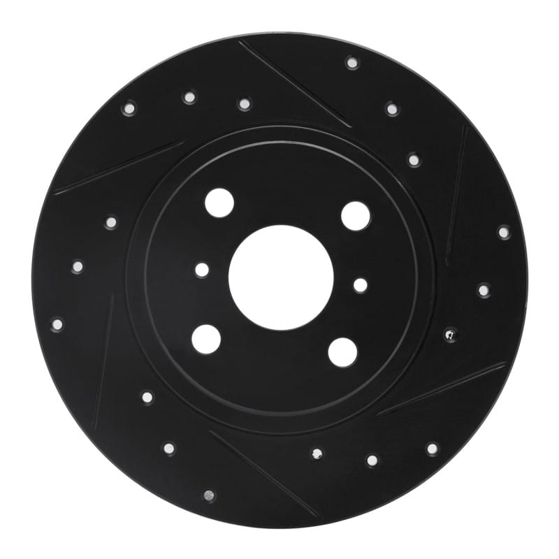 R1 Concepts — R1 87-89 Toyota MR2 Rear Right Drilled & Slotted Black Brake Rotor
R1 Brake Rotor Drill