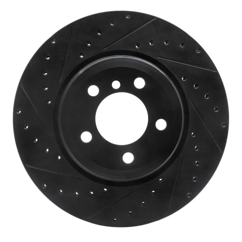 R1 Concepts — R1 05-08 BMW 760I Rear Left Drilled & Slotted Black Brake Rotor
R1 Brake Rotor Drill