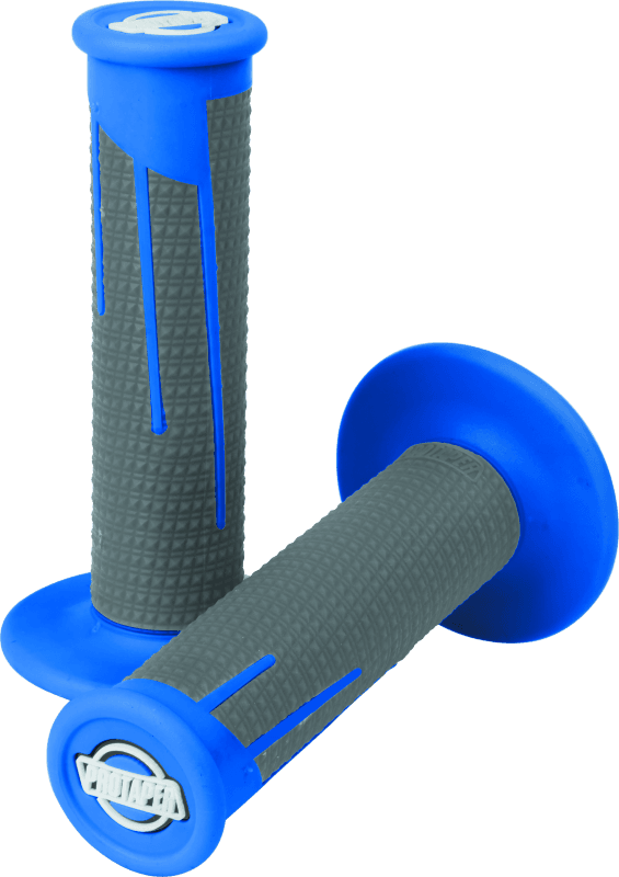 ProTaper — ProTaper Full Diamond Clamp-On Grips - Blue/Dark Gray