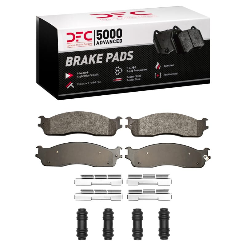 DFC — DFC 03-08 Dodge Ram 4000 (Mexico) Front 5000 Advanced Semi Metallic Brake Pads and Hardware Kit
DFC Brake Pad Set