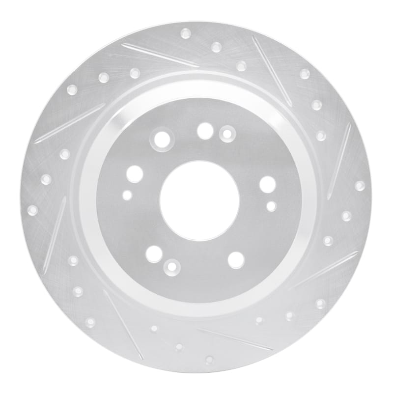 R1 Concepts — R1 10-15 Honda Crosstour Rear Right Drilled & Slotted Silver Brake Rotor
R1 Brake Rotor Drill