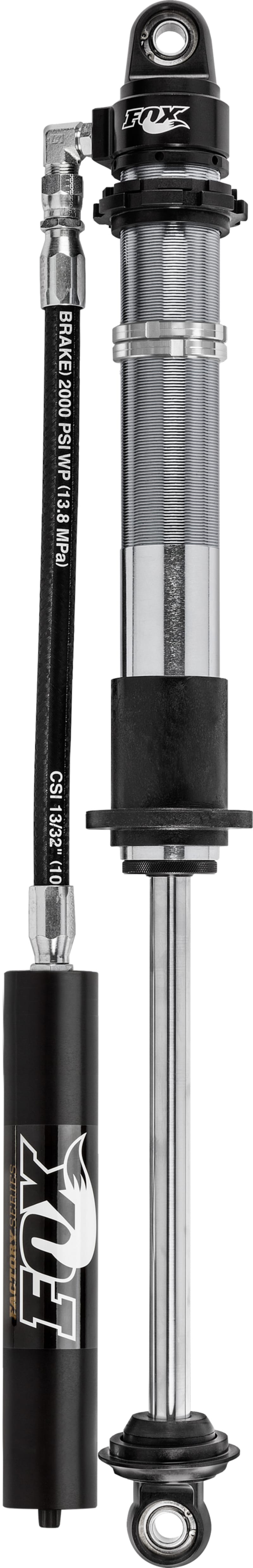 FOX — Fox 2.0 Factory Series 10in. Rotating Remote Reservoir Coilover 7/8in. Shaft (50/70) w/-10 Heims
2.0 Coil-Over Shock