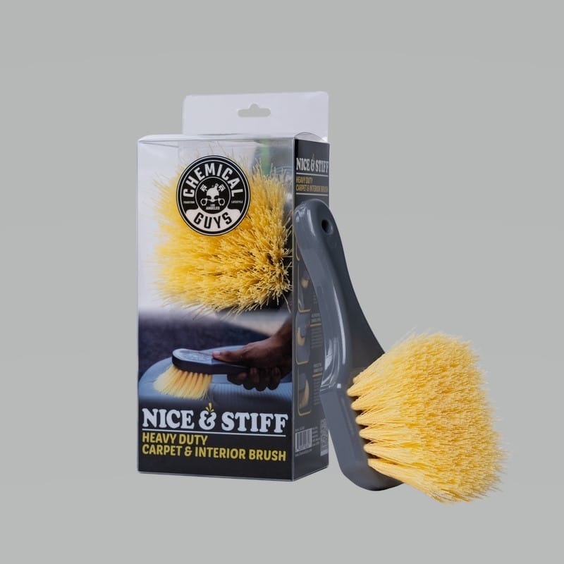 Chemical Guys — Chemical Guys Stiffy Brush For Carpets & Durable Surfaces - Yellow