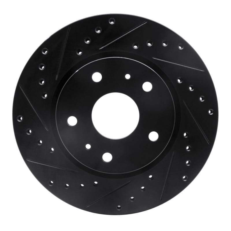 R1 Concepts — R1 07-19 Suzuki SX4 Front Left Drilled & Slotted Black Brake Rotor
R1 Brake Rotor Drill