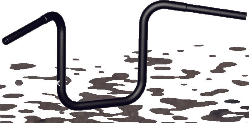 Burly Brand — Burly Brand Ape Hanger 12in - Black