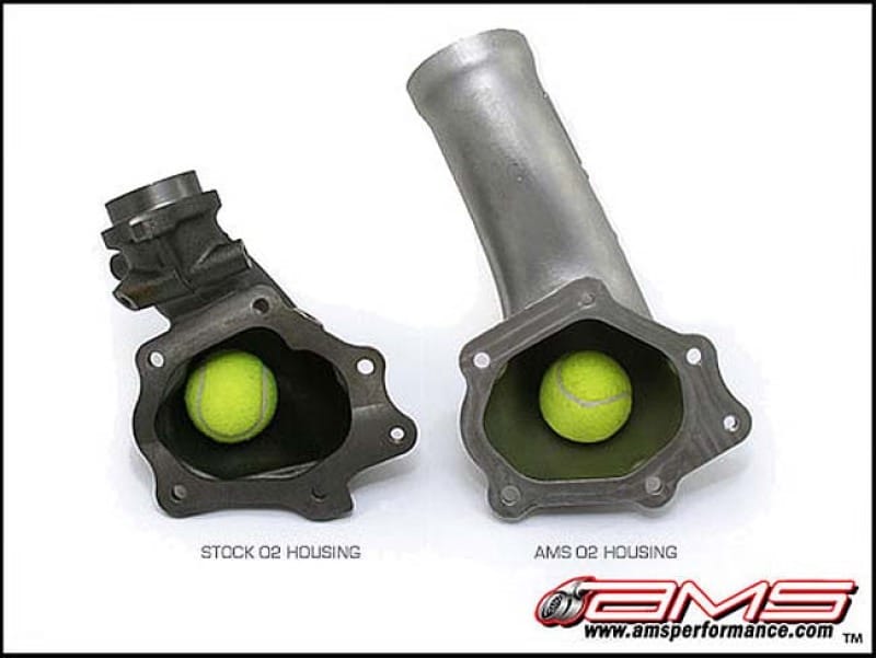 AMS — AMS Performance 08-15 Mitsubishi EVO X Widemouth Downpipe w/Turbo Outlet Pipe
EVO Downpipe