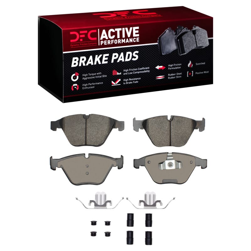 DFC — DFC 07-15 BMW X1 (Mexico) Front Active Performance Pads and Hardware Kit
DFC Brake Pad Set