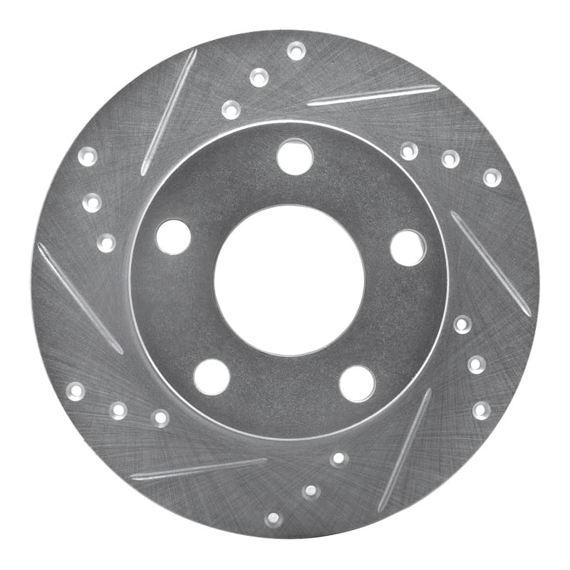 R1 Concepts — R1 80-91 Audi 200 Rear Left Drilled & Slotted Silver Brake Rotor
R1 Brake Rotor Drill