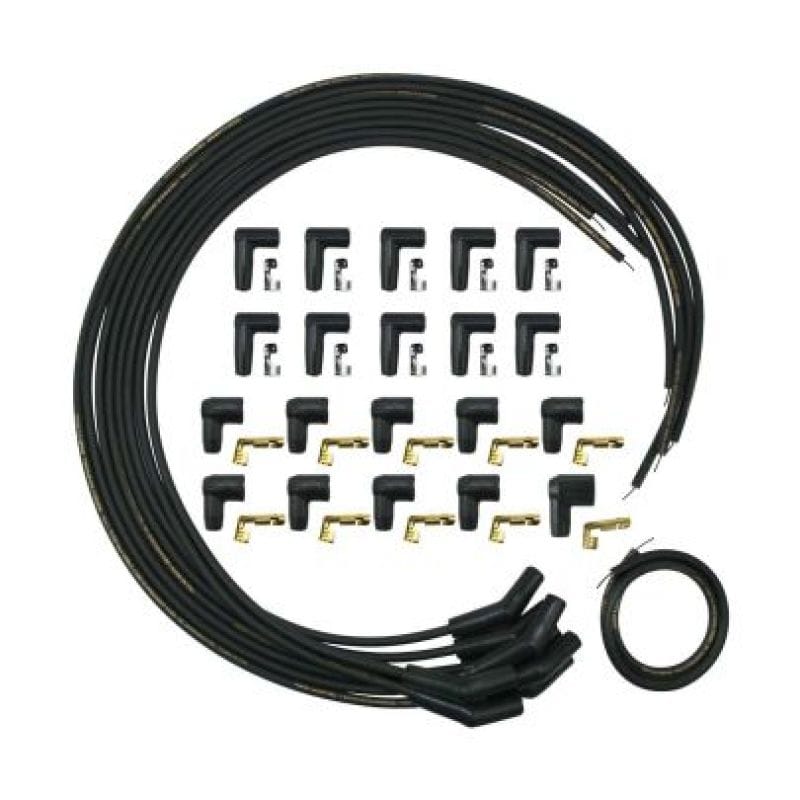 Moroso — Moroso Universal Mag Tune 135 Degree Wire Set - Black