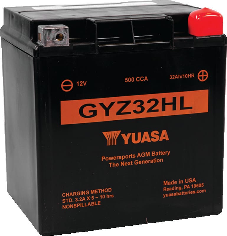 Yuasa Battery — Yuasa GYZ32HL High Performance Maintenance Free AGM 12-Volt Battery