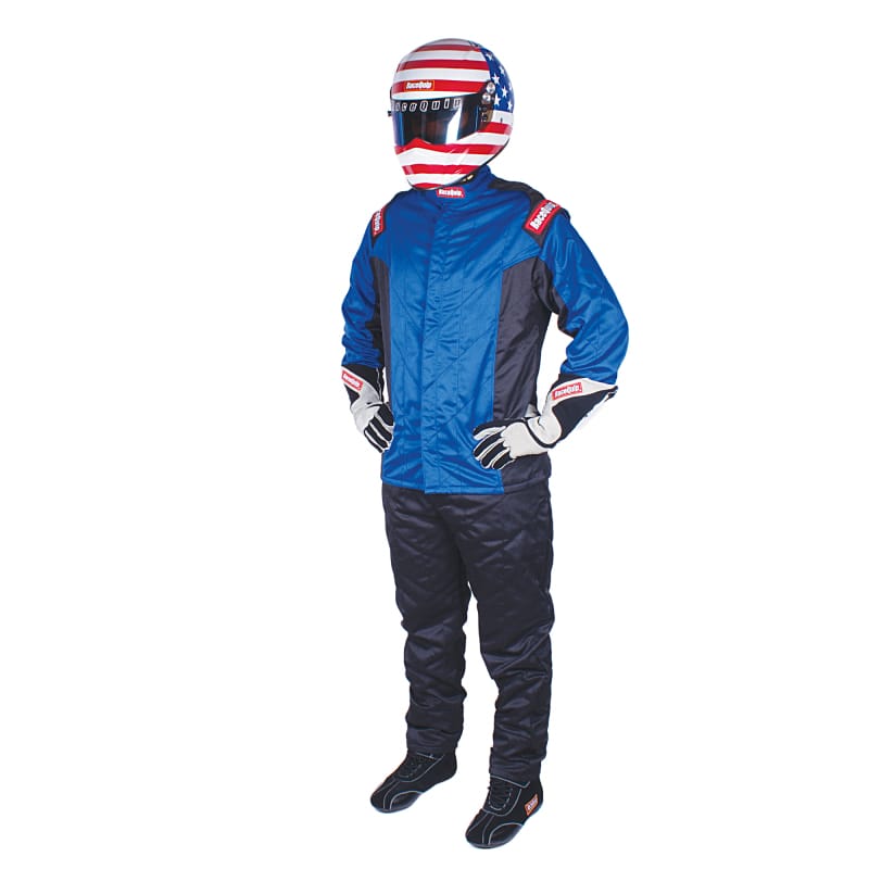 Racequip — RaceQuip Blue Chevron-5 Jacket SFI-5 - Large