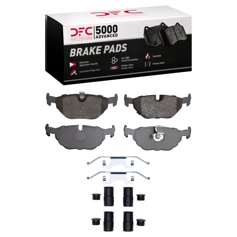 DFC — DFC 96-03 BMW 540i Rear 5000 Advanced Low Metallic Brake Pads and Hardware Kit
DFC Brake Pad Set