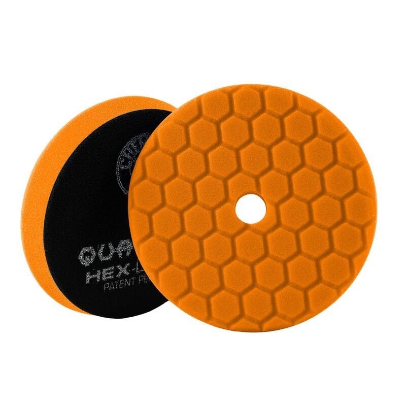 Chemical Guys — Chemical Guys Hex-Logic Quantum Medium-Heavy Cutting Pad - Orange - 5.5in