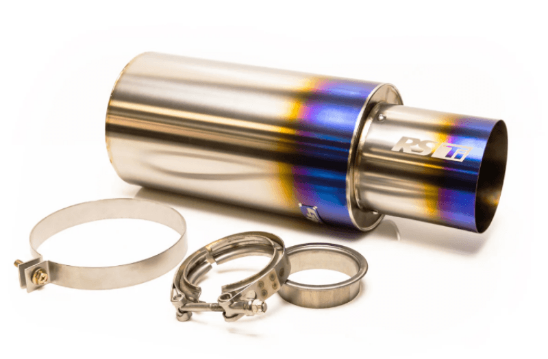 GReddy — GReddy Universal 3in 3-Bolt Tip Revolution Ti Muffler