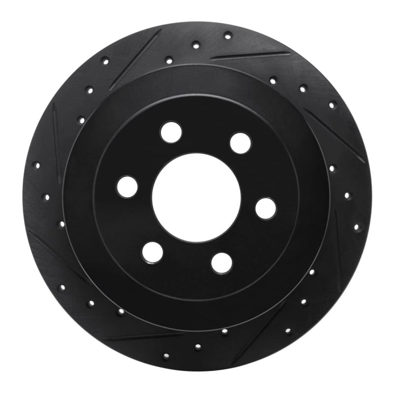 R1 Concepts — R1 03-04 Dodge Dakota 4WD Rear Left Drilled & Slotted Black Brake Rotor
R1 Brake Rotor Drill
