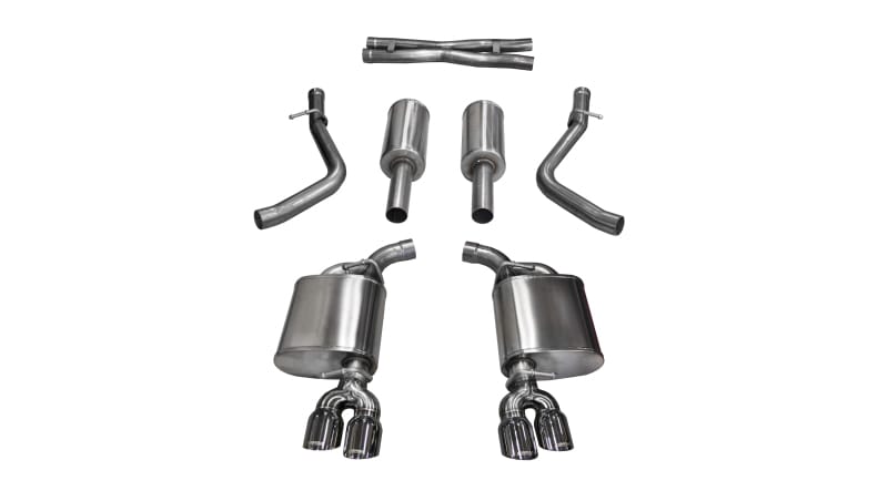 CORSA Performance — Corsa 2015-2017 Dodge Challenger Sport Cat-Back Dual Rear Exit with Twin 3.5in Polished Pro-Seri
Exhaust
