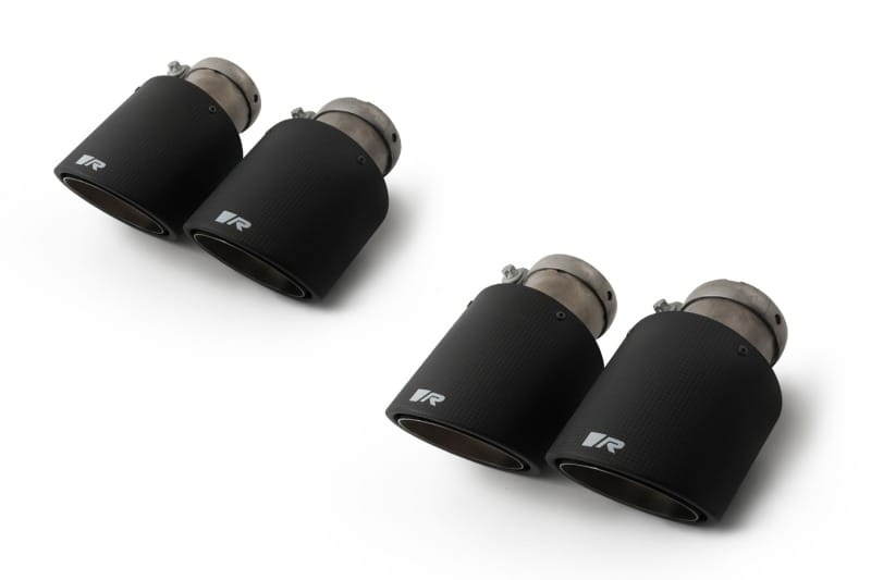Remus — Remus Carbon 102mm Angled Titanium Internals Tail Pipe Set (Quad Tips)