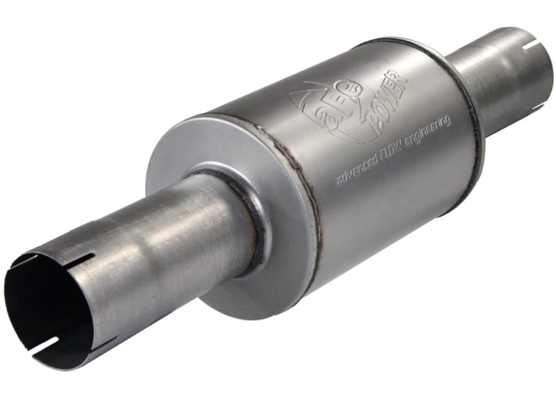 aFe — aFe Atlas Exhausts Mufflers Al Steel EXH Muffler 4 ID In/Out 8 Dia x 12L AL
ATLAS Muffler
Muffler