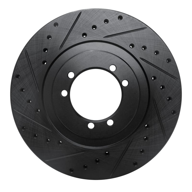 R1 Concepts — R1 96-06 Hummer H1 Rear Left Front Left Drilled & Slotted Black Brake Rotor
R1 Brake Rotor Drill