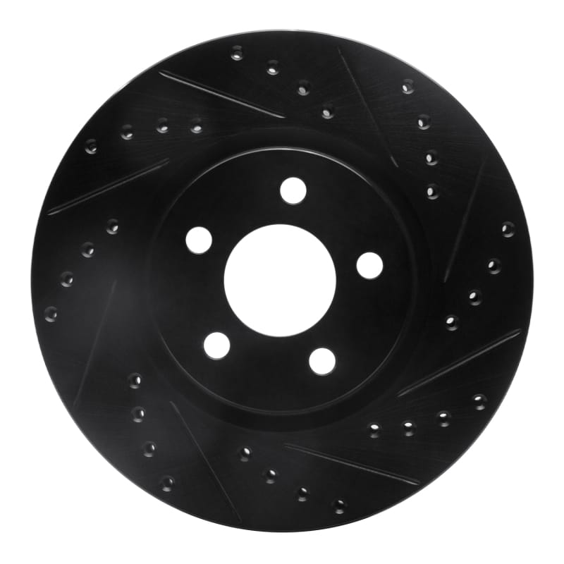 R1 Concepts — R1 03-09 Chrysler PT Cruiser Front Right Drilled & Slotted Black Brake Rotor
R1 Brake Rotor Drill