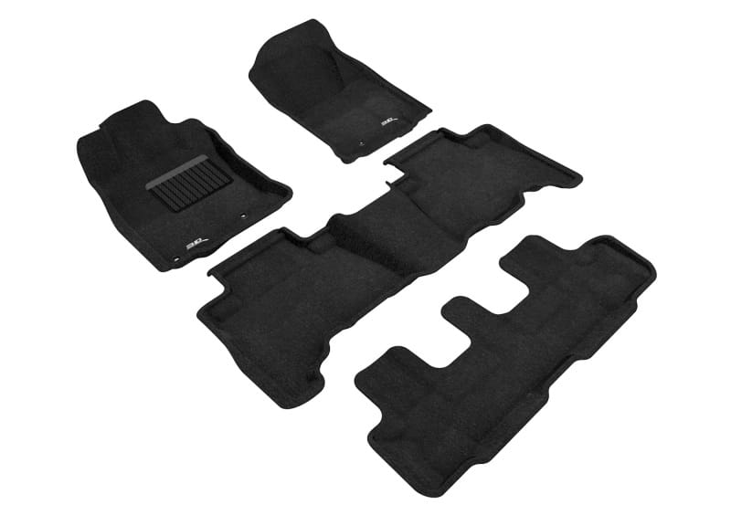 3D MAXpider — 3D MAXpider 13-24 Toyota 4Runner 7-Seat Elegant Black R1 R2 R3 (Post)
Floor Mat Set