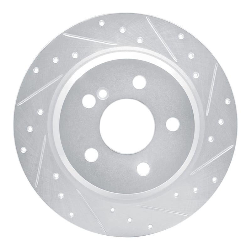 R1 Concepts — R1 03-16 Mercedes-Benz E200 (Latin America) Rear Right Drilled & Slotted Silver Brake Rotor
R1 Brake Rotor Drill